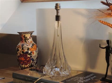 GRAND PIED DE lampe modernist en cristal de sèvres réf 221 EUR 110 00