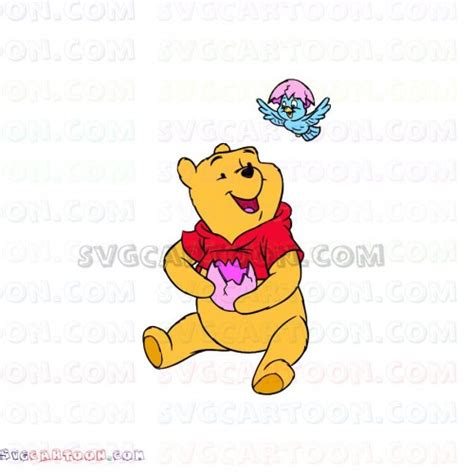 Bear Winnie The Pooh 14 Svg Dxf Eps Pdf Png