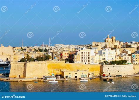 Historical Architecture in the City of Valletta, Malta Stock Photo ...