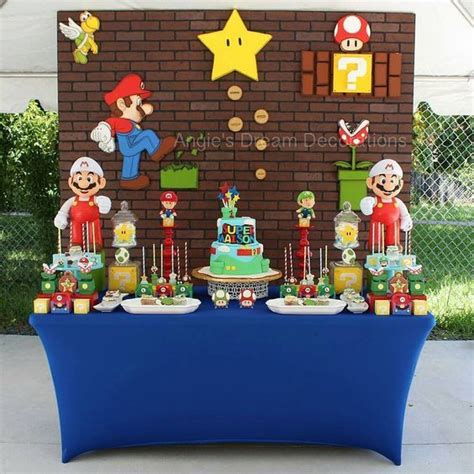 76 Ideas De Decoración Para Fiesta Mario Bros Fiesta De Mario Bros Decoracion De Mario Bros