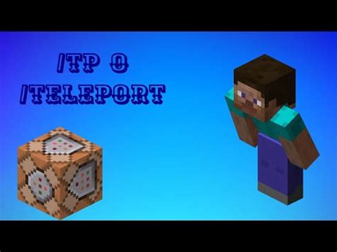 Como Usar El Comando Tp O Teleport En MINECRAFT BEDROCK YouTube