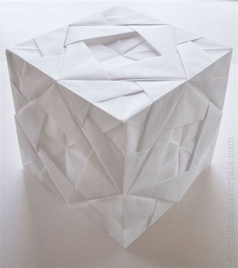 Sonobe Cube Lamp Tutorial Origami Tutorials Origami Cube Origami Lamp Modular Origami