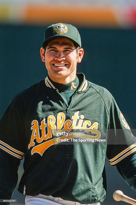 Johnny Damon Of The Oakland Athletics During Spring Training On March