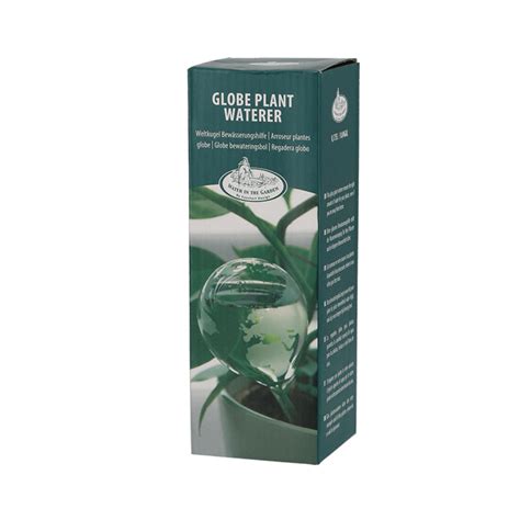 Glass Plant Waterering Globe (Earth Print) — Gardening Gifts Co.