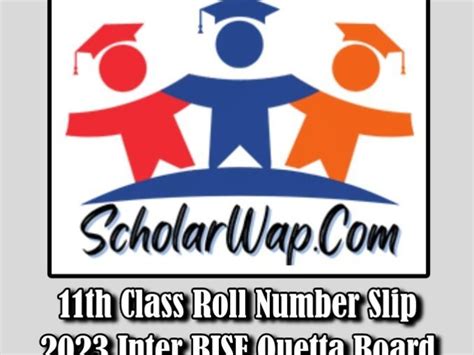 Th Class Roll Number Slip All Bise Board