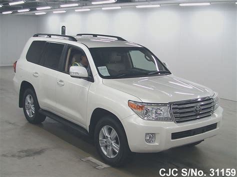 2012 Toyota Land Cruiser White For Sale Stock No 31159 Japanese