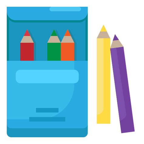 Color Pencils Generic Flat Icon