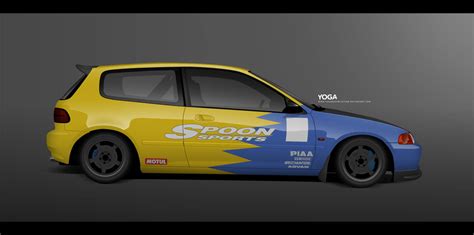 Spoon Sports Civic Eg By Yogabudiwcustom On Deviantart