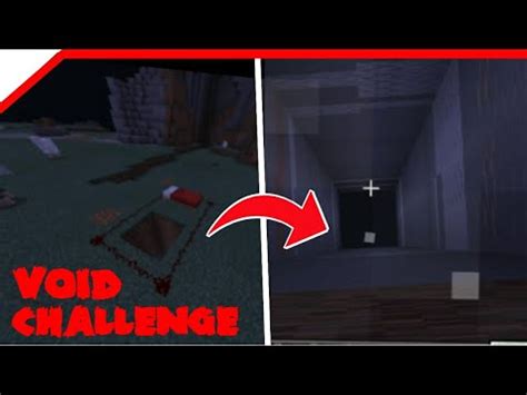 Minecraft Creepypasta Void Challenge Youtube