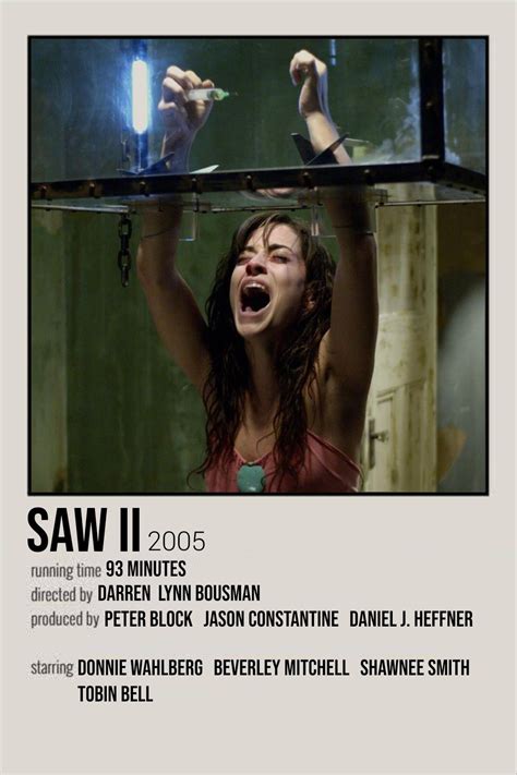 Saw Ii Movie Posters Minimalist Saw Ii Horror Movie Posters