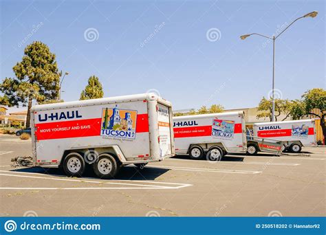 U Haul Moving Van Garage And Parking Lot In Santa Maria California U