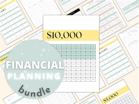 Printable Budget Planner Kit 14 Sheets Monthly Budget Etsy