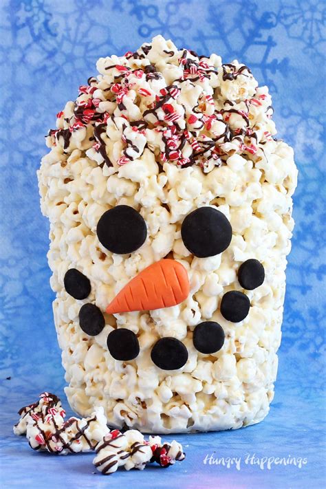 Snowman Popcorn Bucket | Hungry Happenings