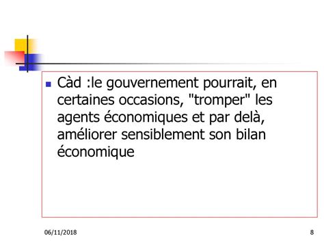 Ind Pendance De La Banque Centrale Un D Bat Non Encore Tranch Ppt