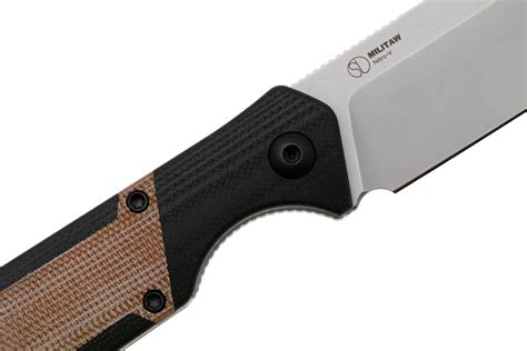 Kizer Militaw Kz A Satin Nitro V Black G Natural Micarta Inlay