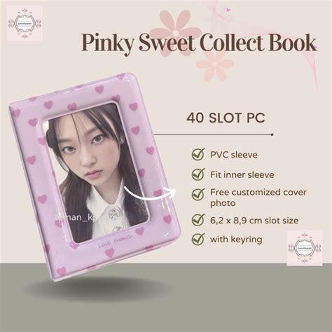 Jual Pinky Sweet Collect Book P Kolbuk Isi Slot Photocard Kpop