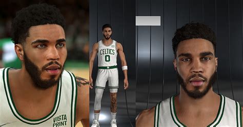 NBA 2K22 Jayson Tatum Cyberface and Body Model V2 by ZX96 - Shuajota ...