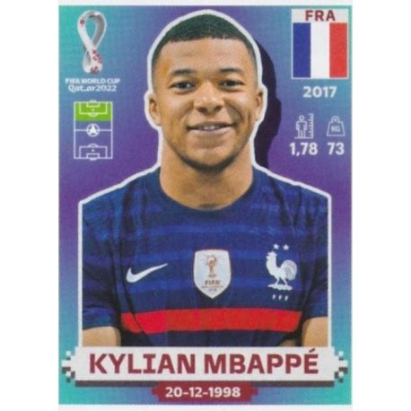 Sale Sticker Kylian Mbappé France Panini World Cup Stickers 2022