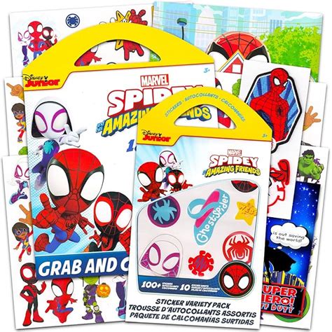 Buy Marvel Spidey and His Amazing Friends Stickers Bundle ~ 280+ Spidey ...