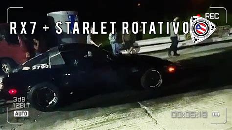 Como Suena Este Mazda RX7 Y Toyota Starlet Rotativo En Puerto Rico