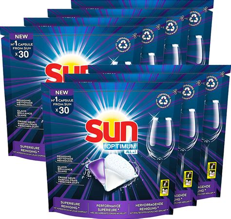 Sun Optimum Capsules Lave Vaisselle Tout En Regular Pack Conomique