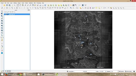 coordinate system - What projection to use to get a game map into QGIS ...