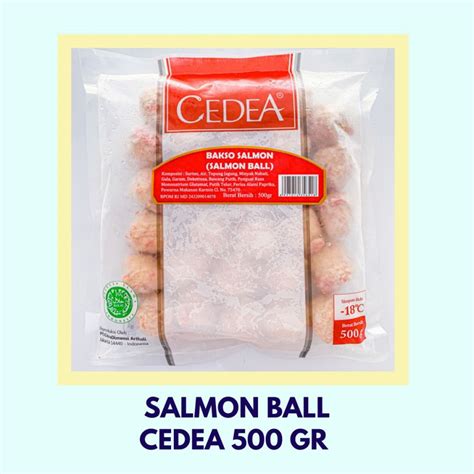 Jual Salmon Ball Cedea 500gr Frozen Food Shopee Indonesia