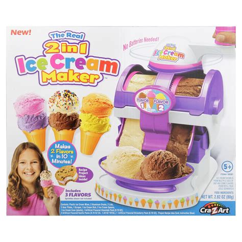 Cra Z Art The Real 2 In 1 Unisex Ice Cream Maker Play Cooking Set