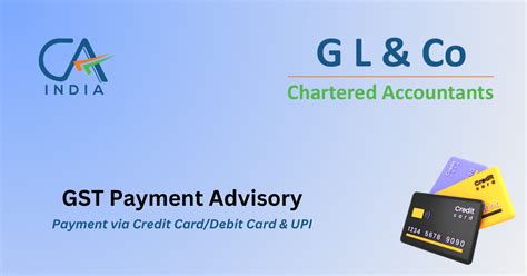 Online Gst Payment Through Credit Cards Debit Cards And Upi