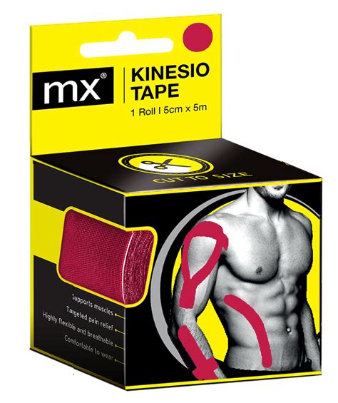 Mx Cinta De Kinesio Rojo Centro Holistico Reconectivo