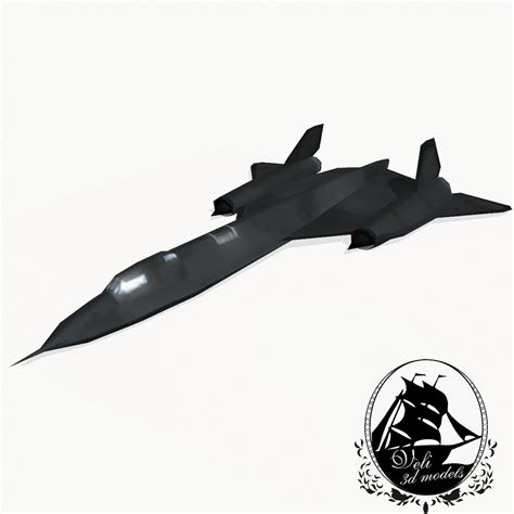 SR-71 Blackbird Free 3D Model - .3ds .dds - Free3D