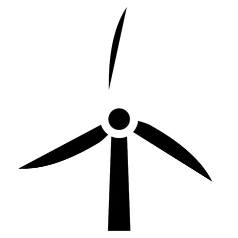 Wind Turbine Vector SVG Icon SVG Repo