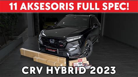 Aksesoris Bikin All New Crv Hybrid Makin Nyaman Sempurna Youtube