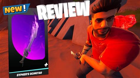 New Sypher Scimitar Fortnite Pickaxe Gameplay Review Youtube