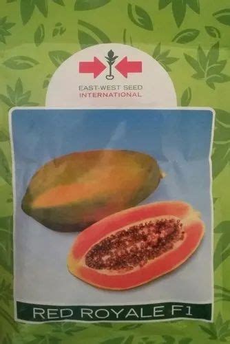 East West Red Royale F1 Papaya Seeds For Agriculture At Rs 3850kg In