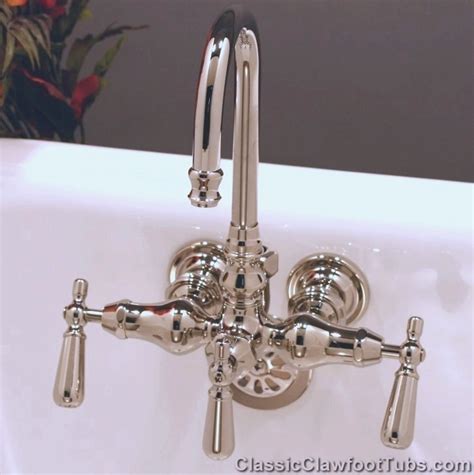 Clawfoot Tub Gooseneck Faucet W Diverter Classic Clawfoot Tubs