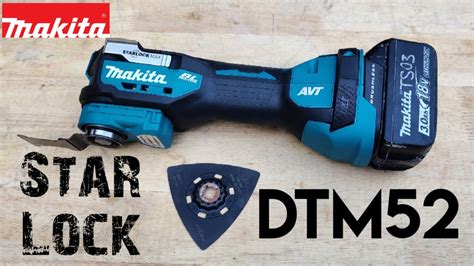 Makita Cordless Multi Tool 18V Star Lock Max DTM52 Review YouTube