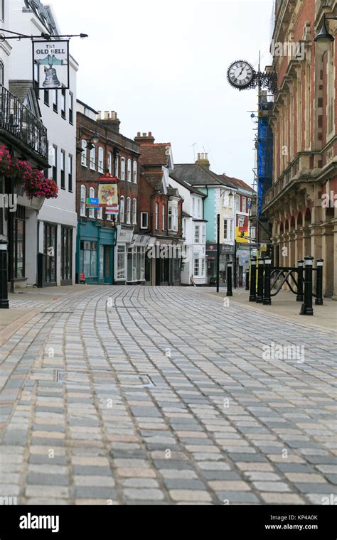 Hemel Hempstead Old Town high street Stock Photo - Alamy