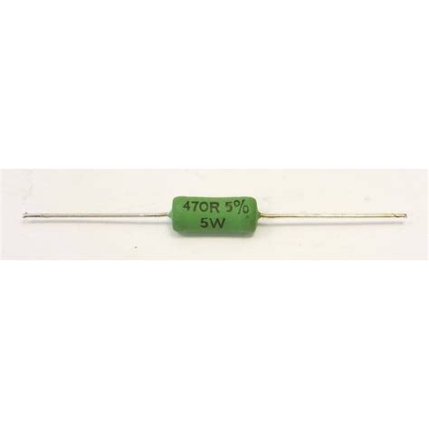 Resistor 470 Ohm/5W, 5% - Stringsfield Guitars