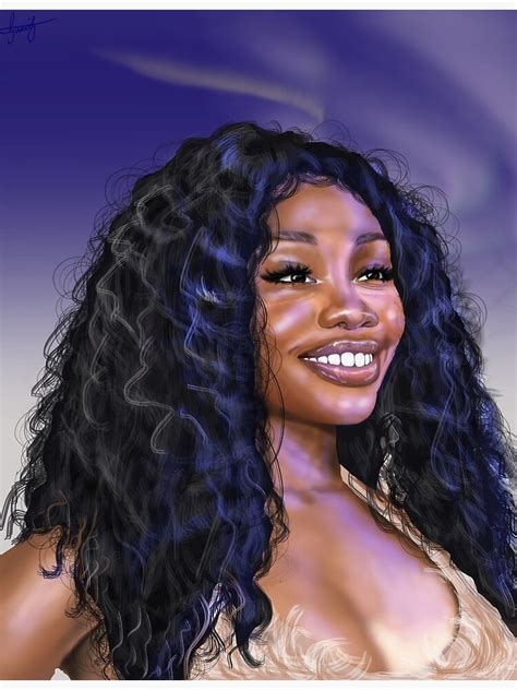 "SZA Painting [Fan Art]" Poster for Sale by ggavinci | Redbubble