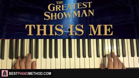 HOW TO PLAY The Greatest Showman This Is Me Piano Tutorial Lesson