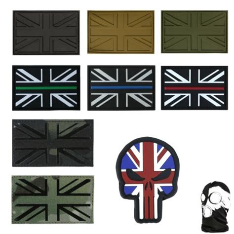 Union Jack Tactical Morale Patch Uk Hook And Loop Military Pvc Batch