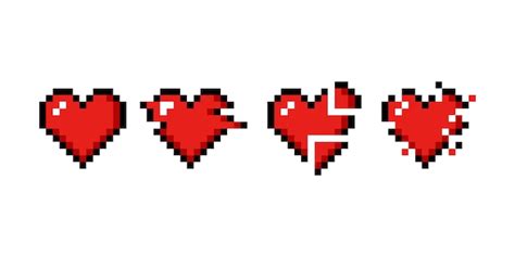 8 Bit Heart Png