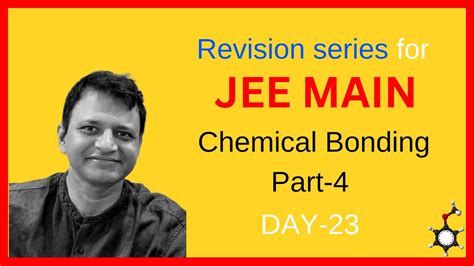 Jee Main Revision Series Day Chemical Bonding Part Iit Neet