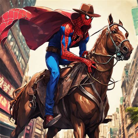 Cowboy Spider-Man by RanmaClub01 on DeviantArt