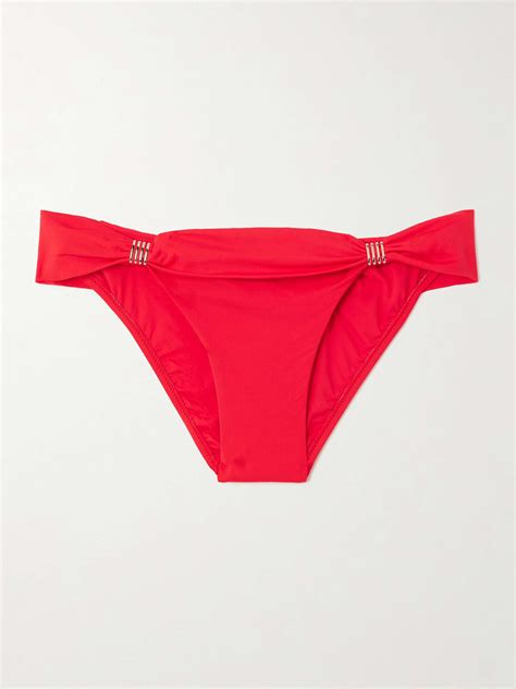 MELISSA ODABASH Grenada Embellished Bikini Briefs NET A PORTER