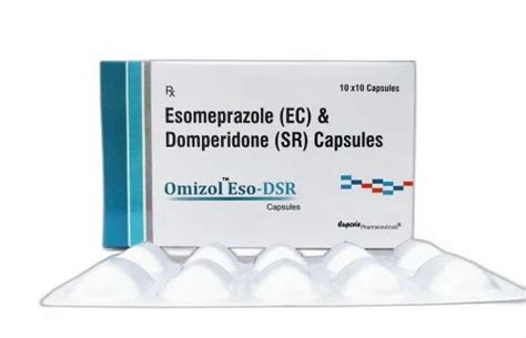 Omizole Eso DSR At 1200 Box Esomeprazole Domperidone Capsules In