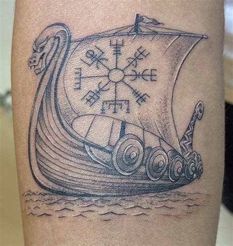 Viking Ship Tattoos