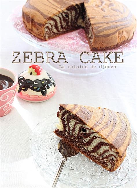 Gateau zebré ou zebra cake hyper moelleux Recettes faciles