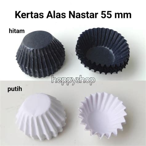 Jual Kertas Alas Nastar 55 Mm Cup Nastar Kue Kering Shopee Indonesia